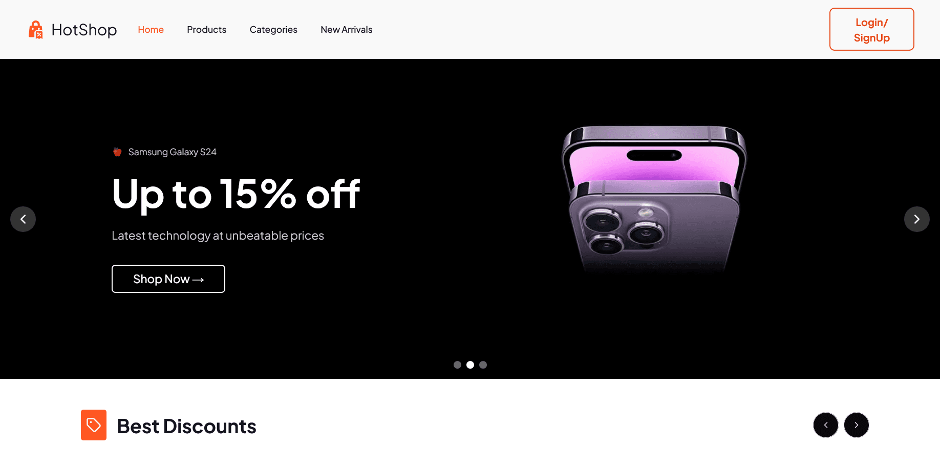 Home page